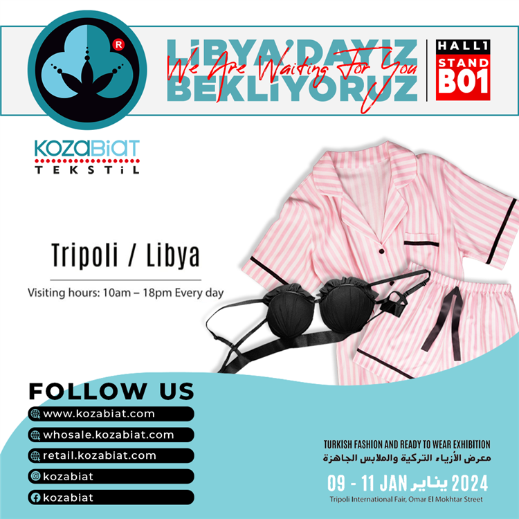 Trablus / Libya´da Giyim Sektörü Rüzgarı Esecek